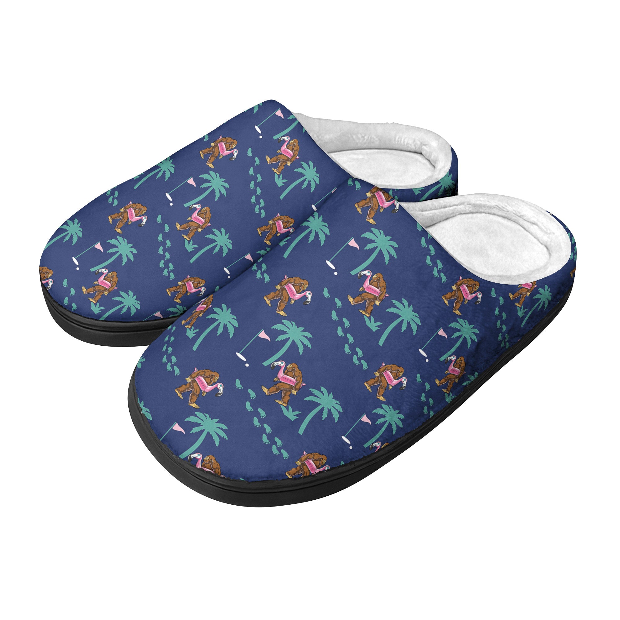 Bigfoot Tee Time - Cozy Slippers