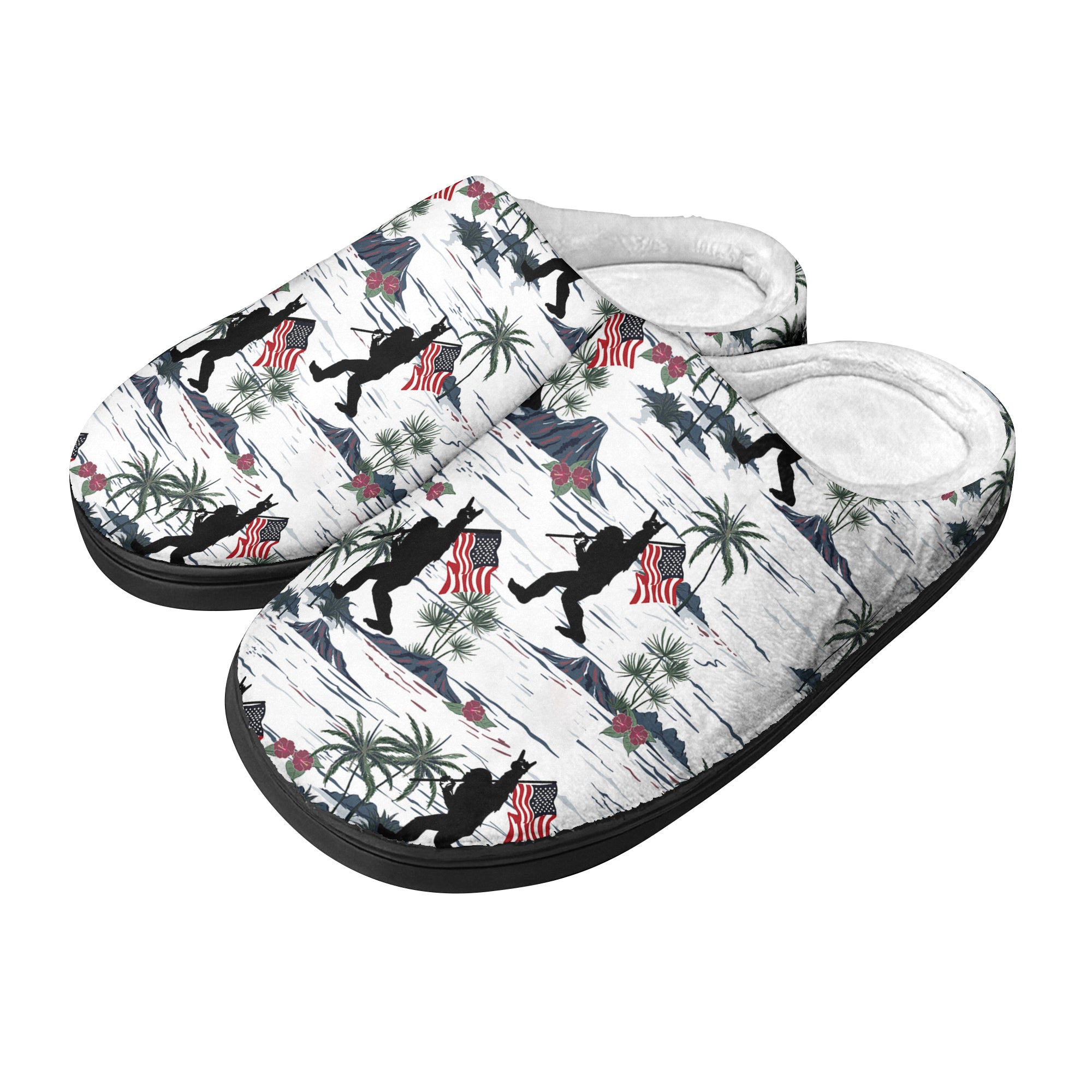 Sasquatch Freedom Parade - Cozy Slippers