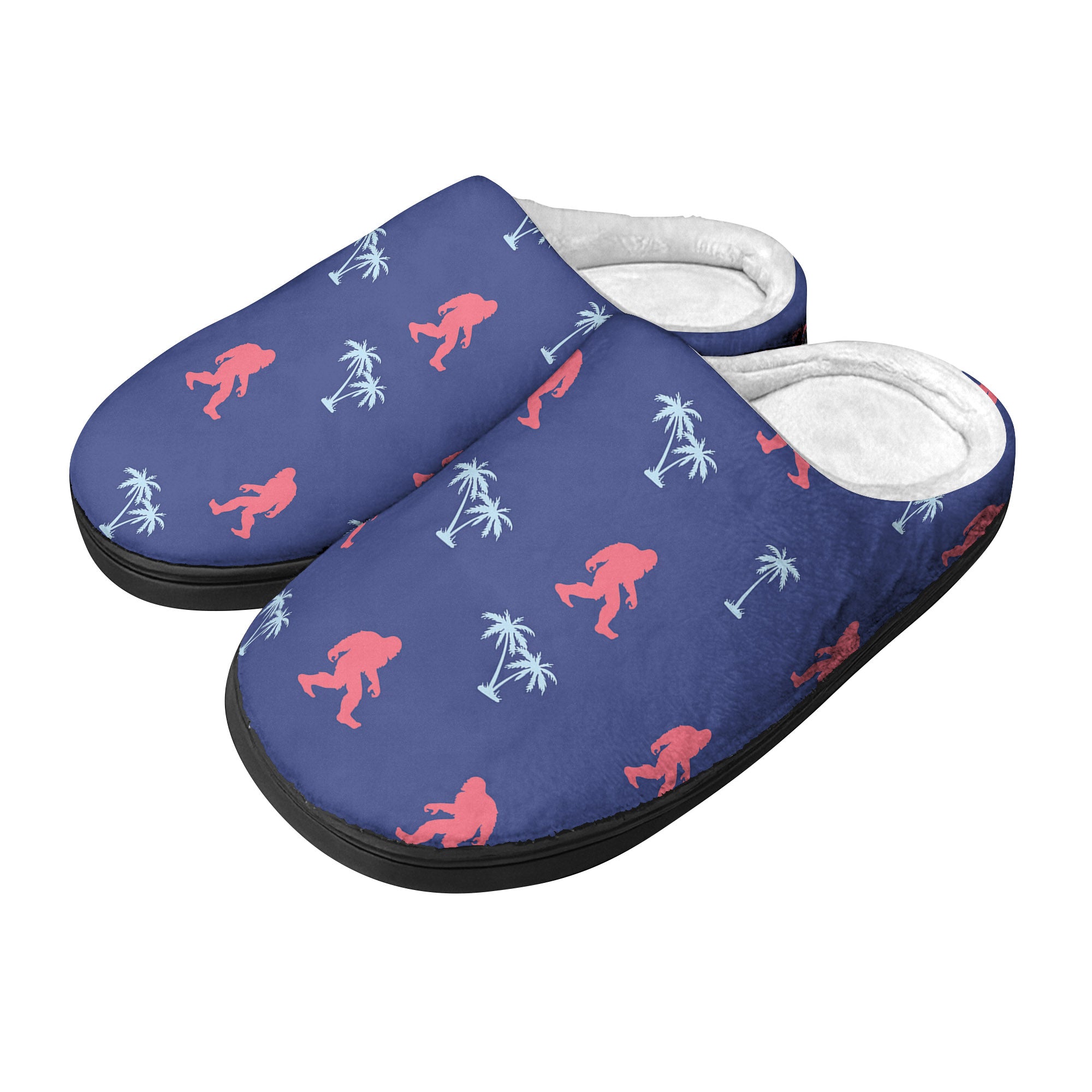 Sunset Sasquatch Escape - Cozy Slippers