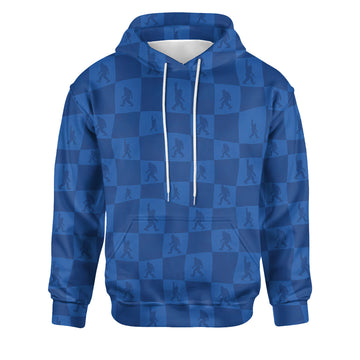 Blue Checkered Legend - Unisex Hoodie