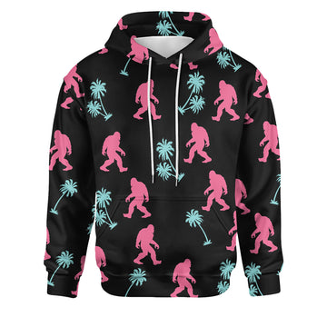 Neon Sasquatch Paradise - Unisex Hoodie
