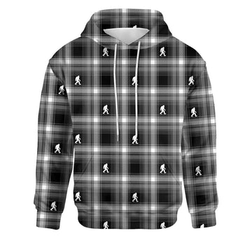 Blackout Bigfoot Plaid - Unisex Hoodie