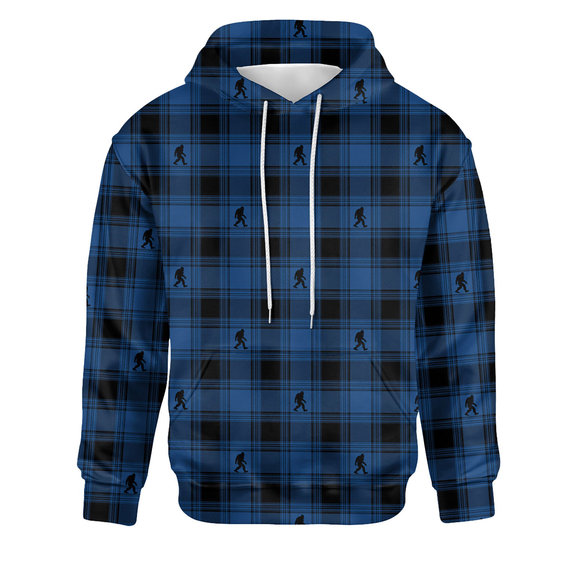 Midnight Plaid Stalker - Unisex Hoodie