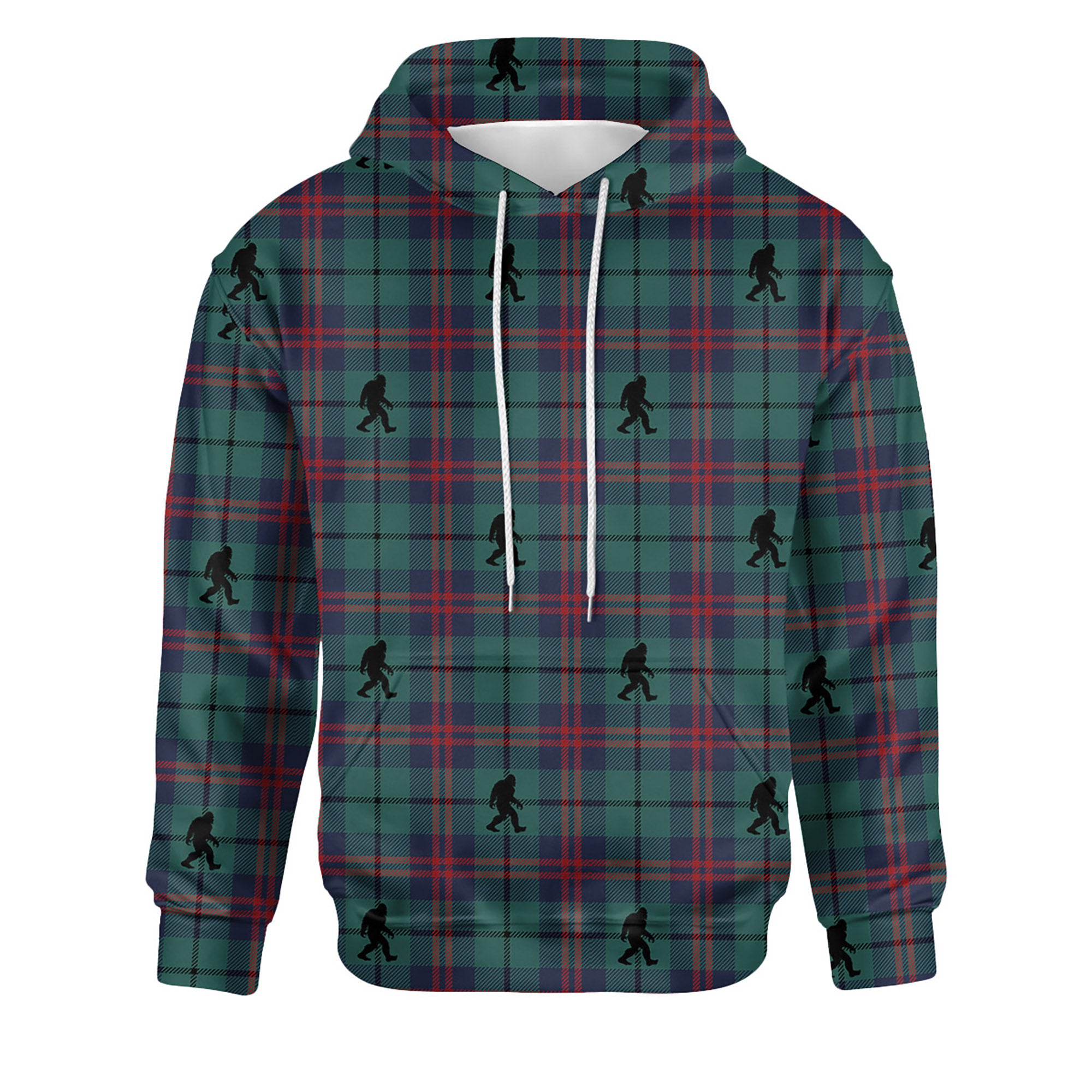 Emerald Sasquatch Stroll - Unisex Hoodie