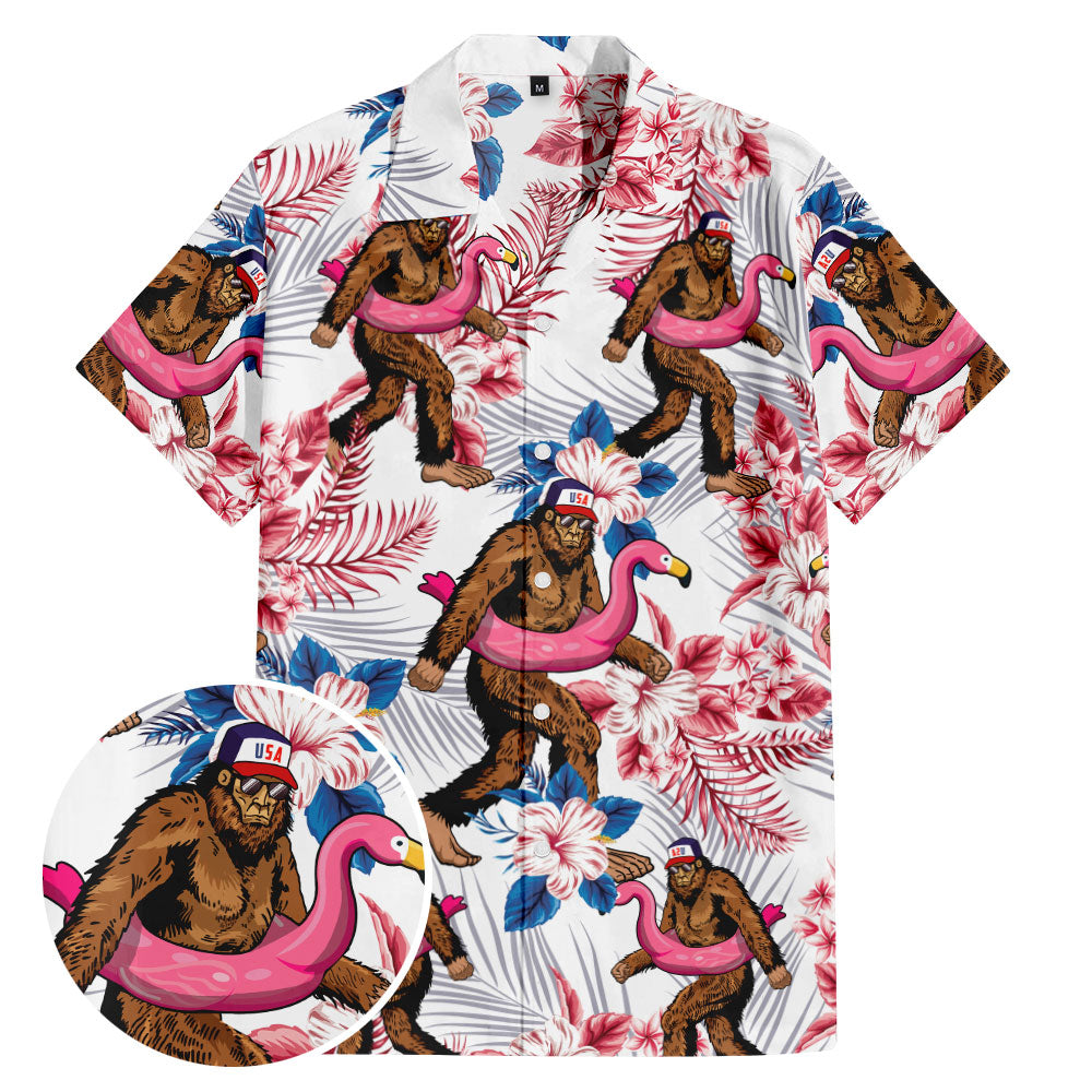 Patriotic Pool Sasquatch