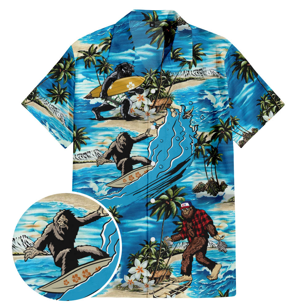 Bigfoot Catches Gnarly Waves
