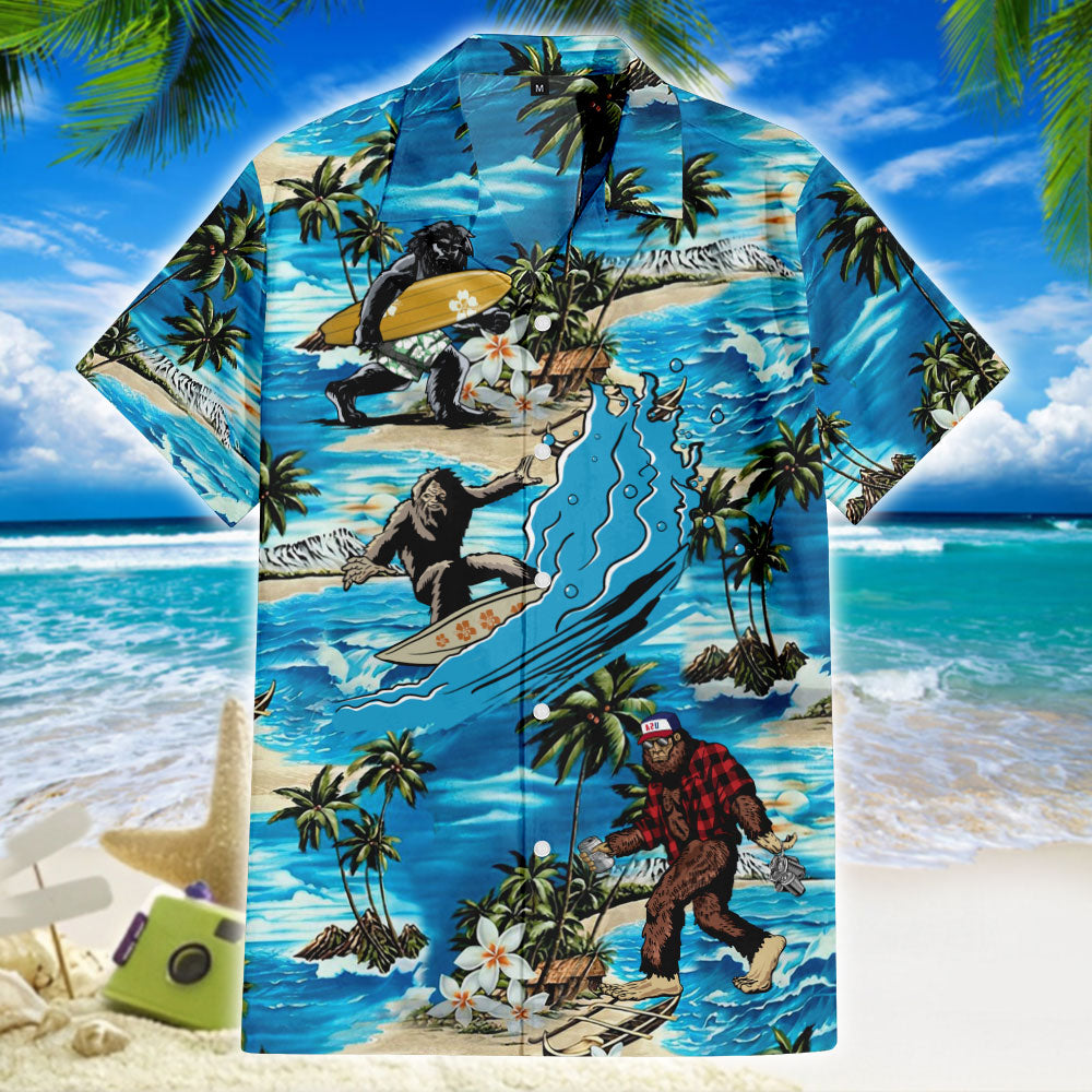 Bigfoot Catches Gnarly Waves