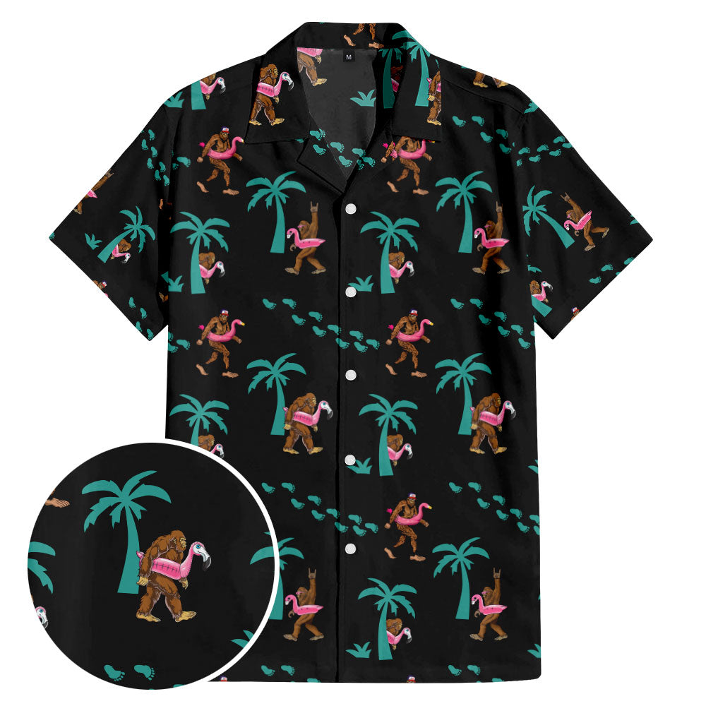 Sasquatch Flamingo Float Party