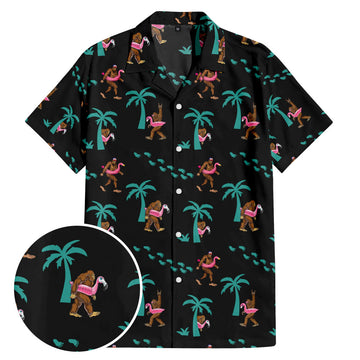 Sasquatch Flamingo Float Party