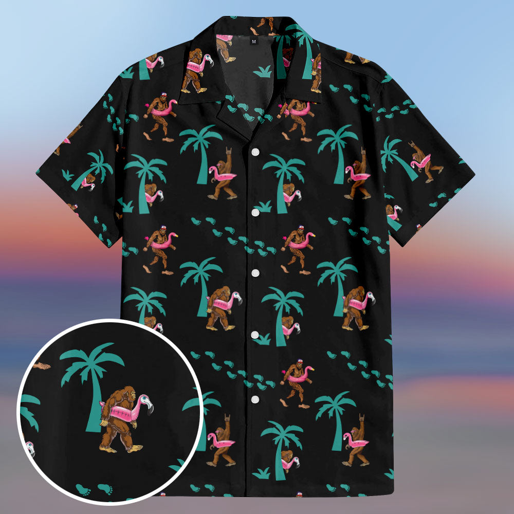 Sasquatch Flamingo Float Party