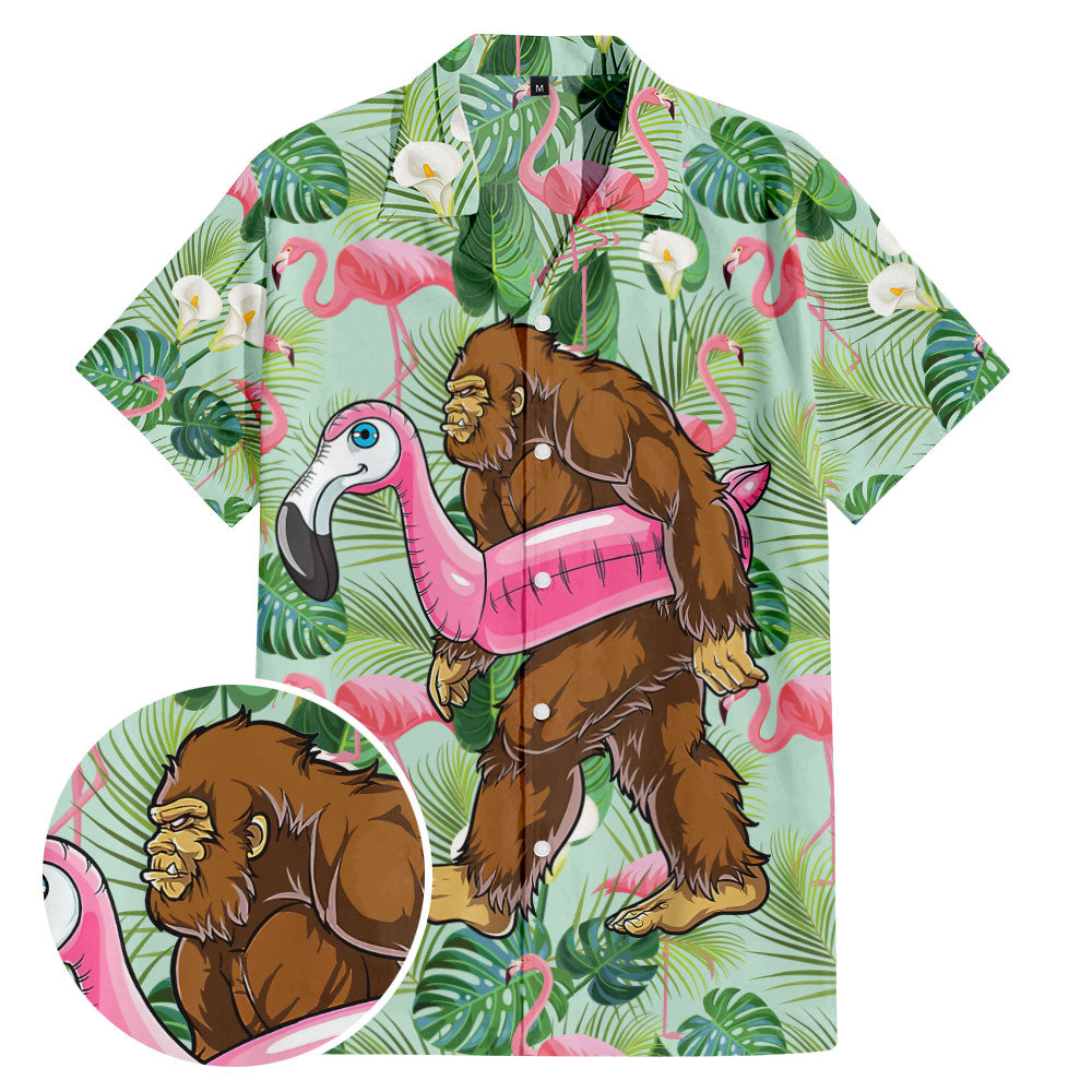 Bigfoot Flamingo Pool Party