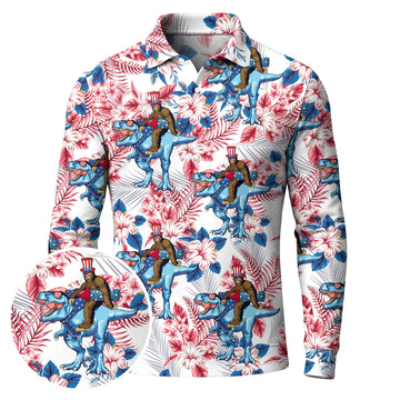 Bigfoot Patriotic Dinosaur