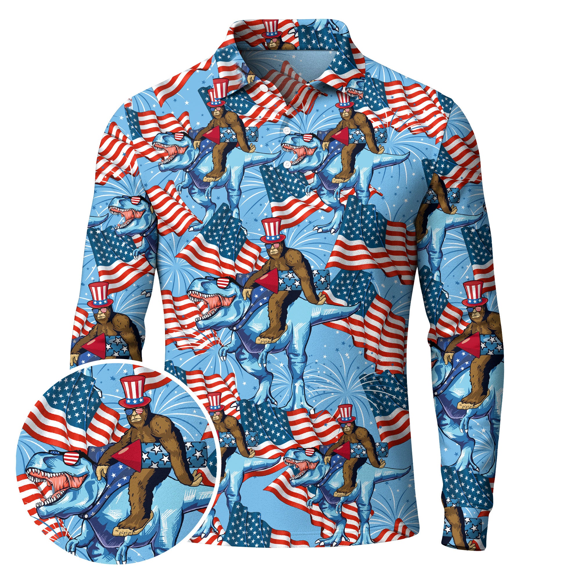 Freedom T-Rex Flag