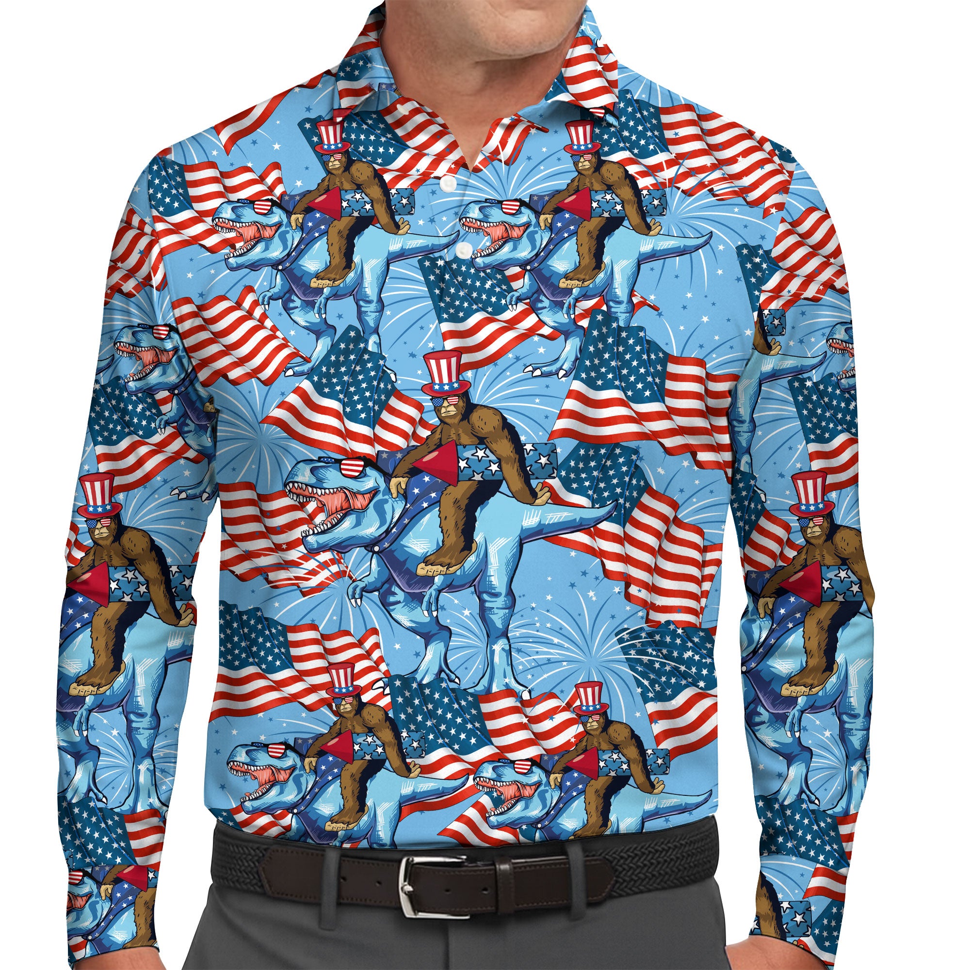 Freedom T-Rex Flag