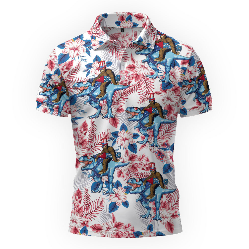Bigfoot Patriotic Dinosaur