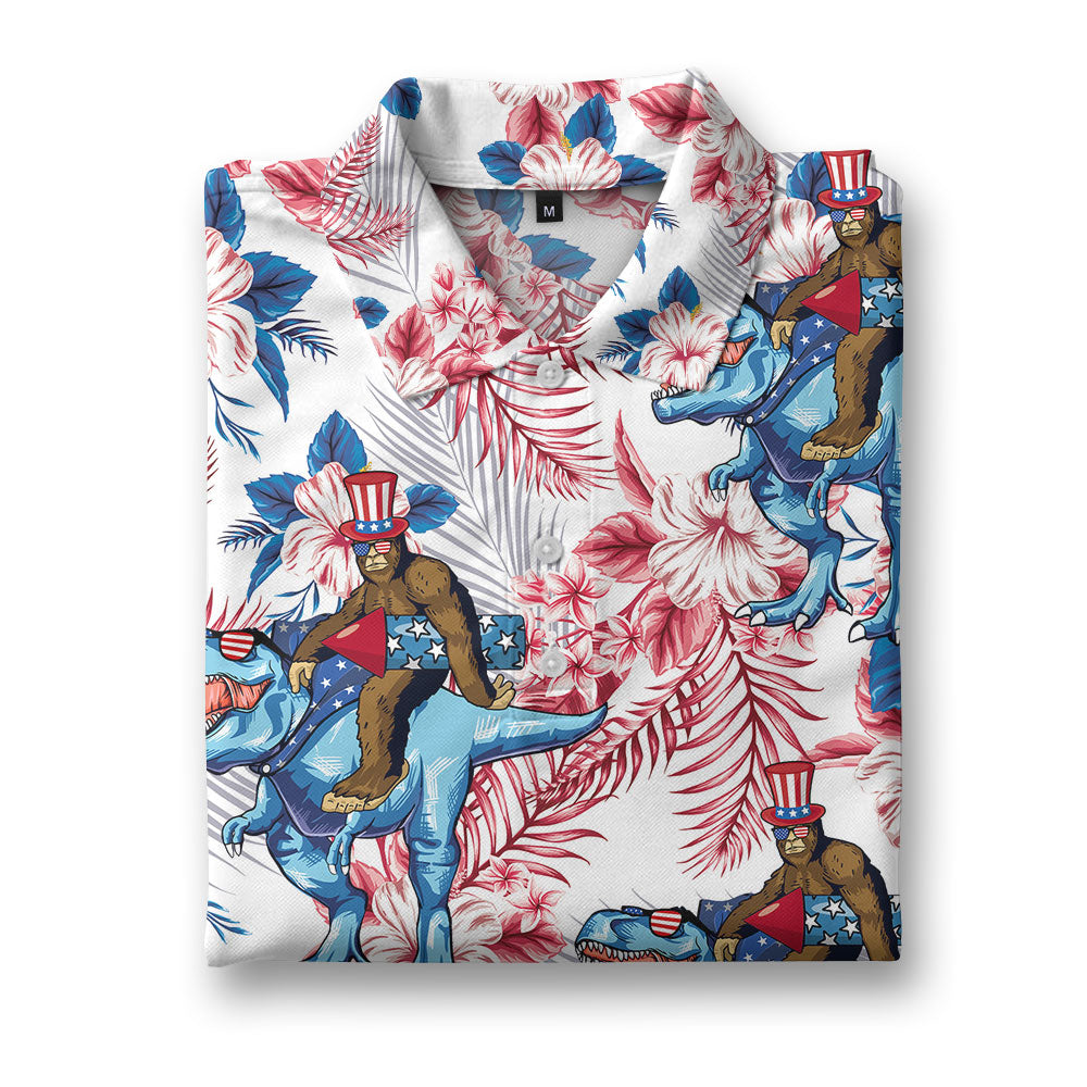 Bigfoot Patriotic Dinosaur