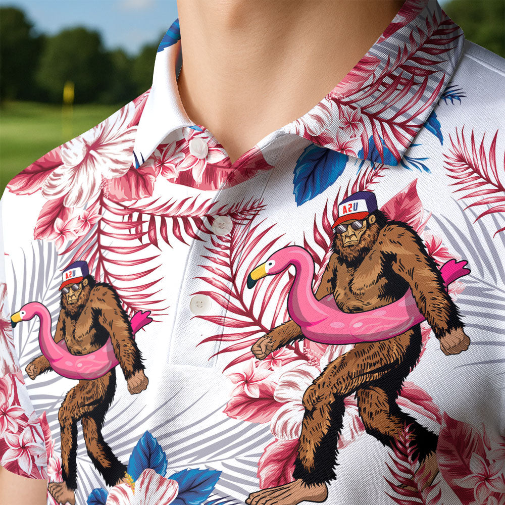 Patriotic Pool Sasquatch