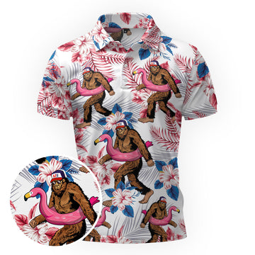 Patriotic Pool Sasquatch