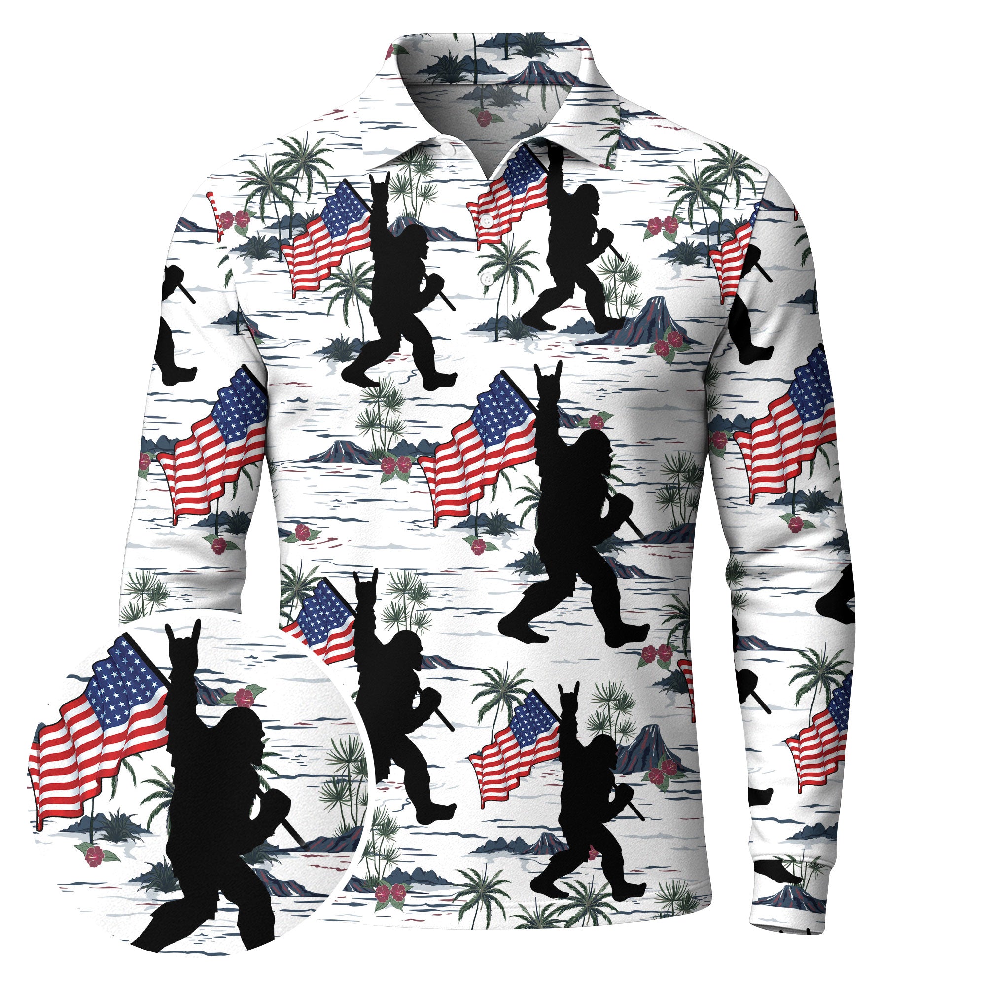 Patriotic Sasquatch Parade