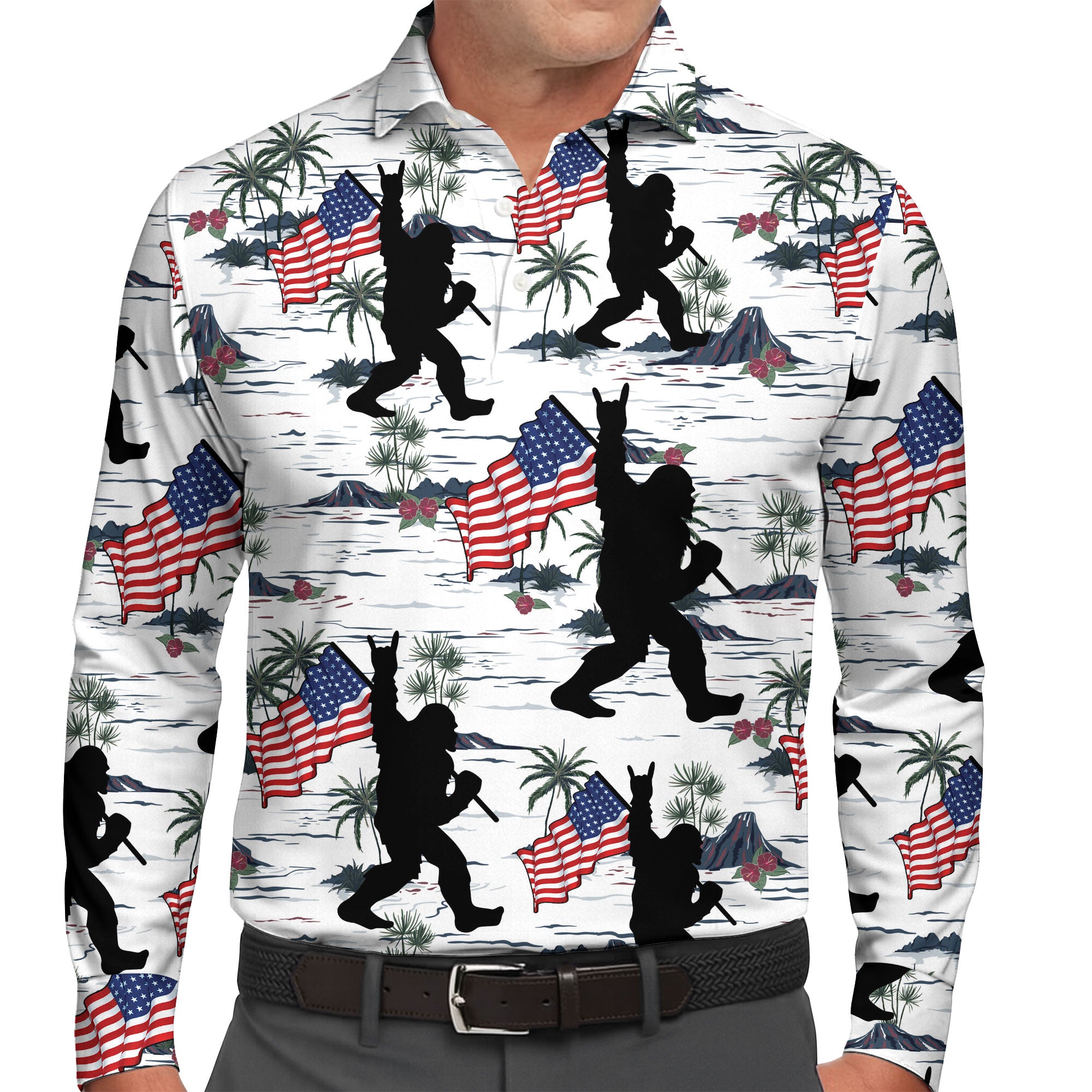 Patriotic Sasquatch Parade