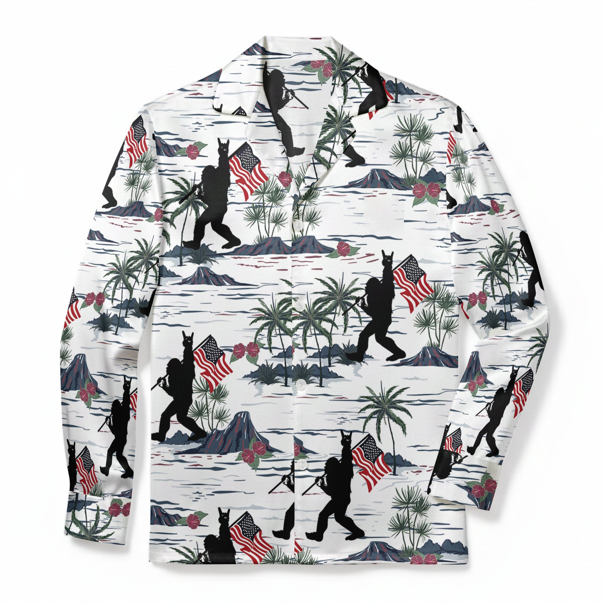 Sasquatch Freedom Parade - Classic Fabric Pajama Top
