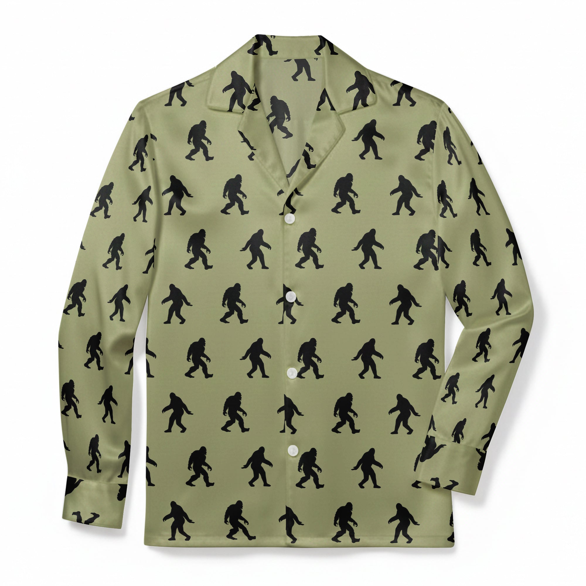 Sasquatch Footprint Trail - Classic Fabric Pajama Top