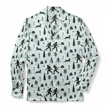 Sasquatch Scandinavian Hideout - Classic Fabric Pajama Top