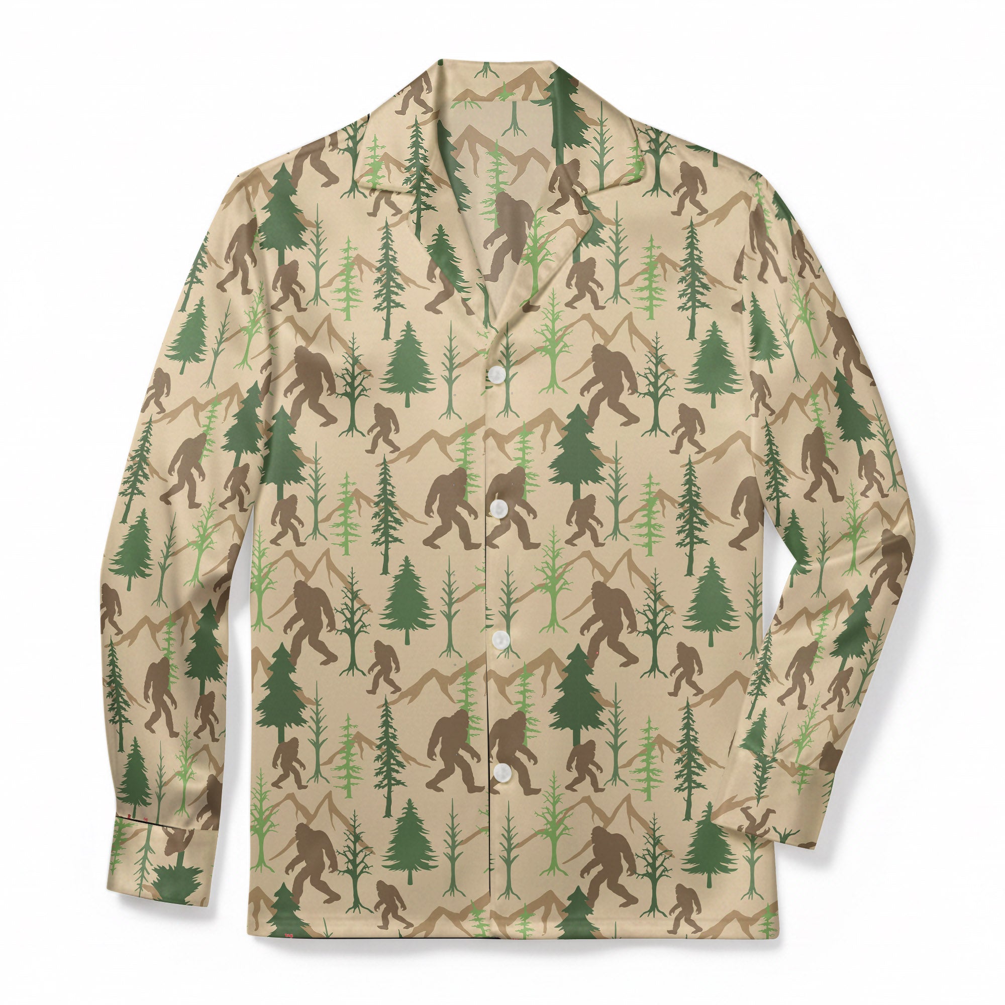 Into The Squatch Woods - Classic Fabric Pajama Top