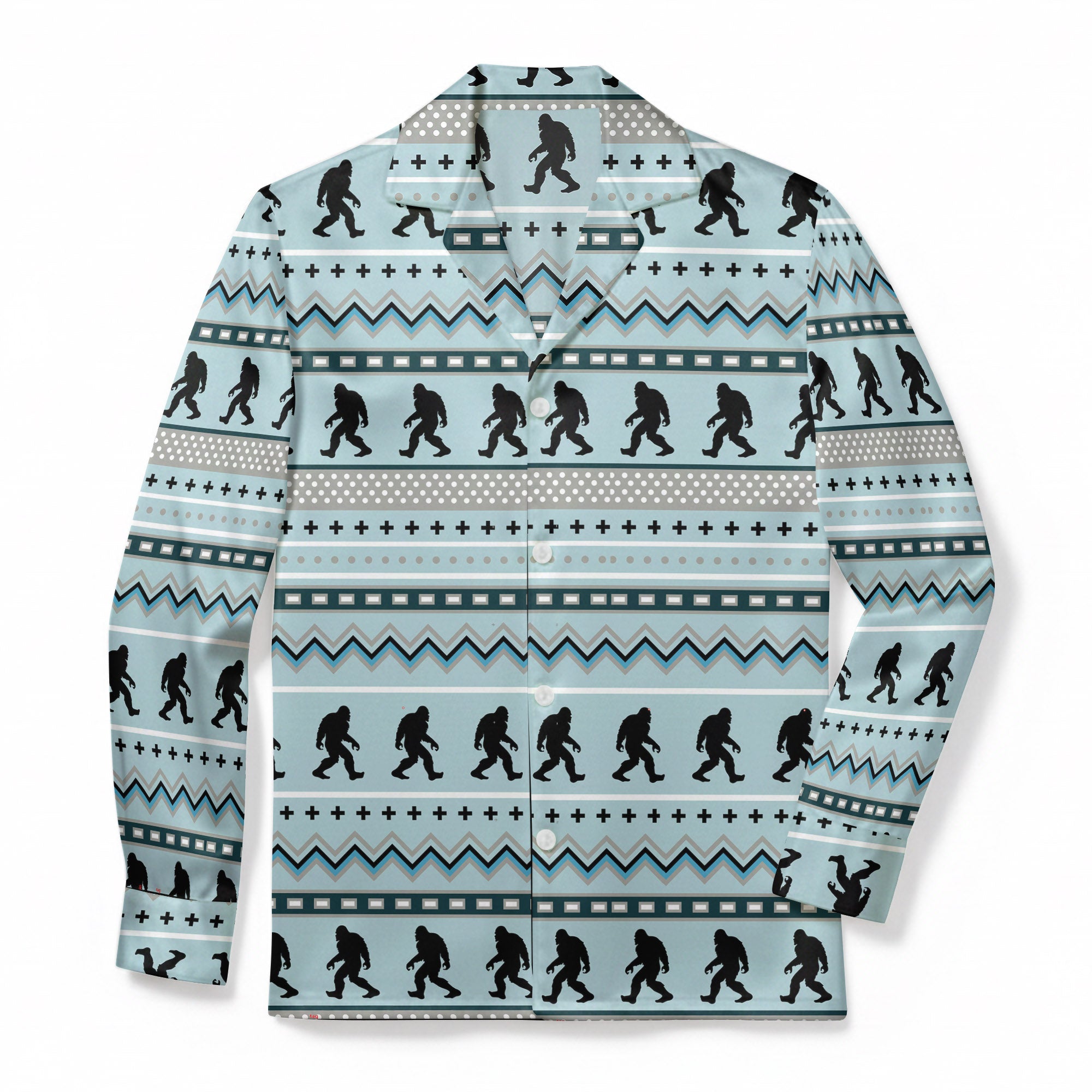 Sasquatch Nordic Knits - Premium Flannel Pajama Top