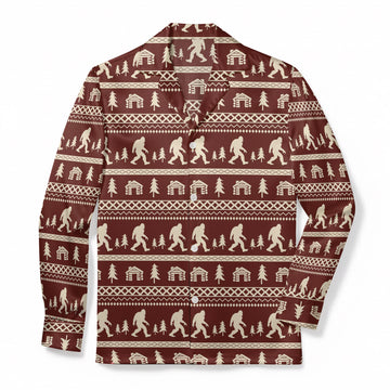Bigfoot's Logging Camp - Premium Flannel Pajama Top