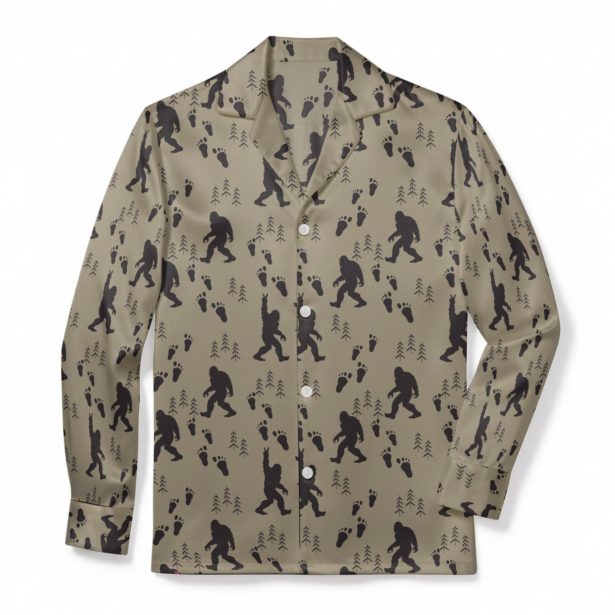 Squatch's Rock Trail - Premium Flannel Pajama Top