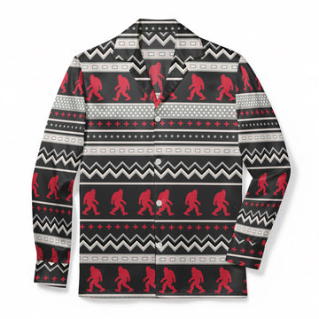 Sasquatch Holiday Cozy - Classic Fabric Pajama Top
