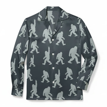 Bigfoot Peace Out - Classic Fabric Pajama Top