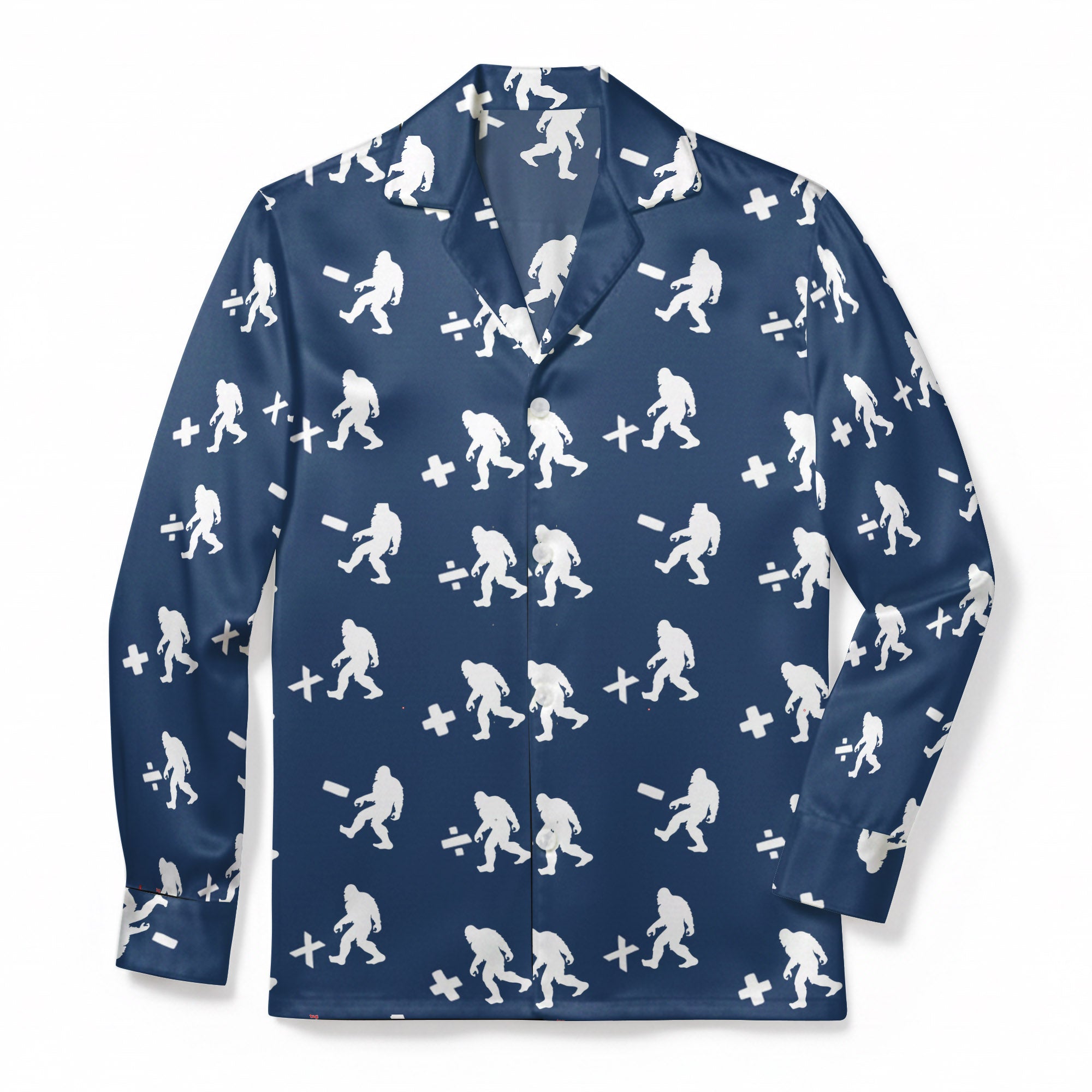Cryptid Calculation Club - Premium Flannel Pajama Top