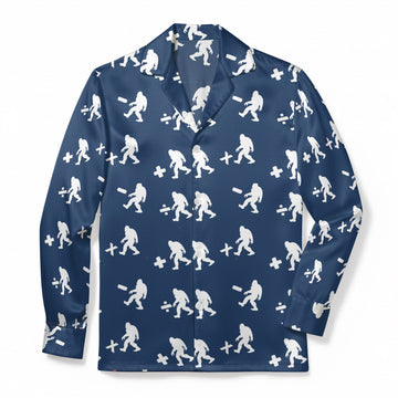 Cryptid Calculation Club - Premium Flannel Pajama Top