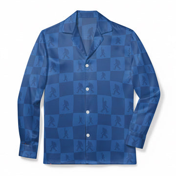 Blue Checkered Legend - Classic Fabric Pajama Top