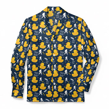 Quack Attack Club - Premium Flannel Pajama Top