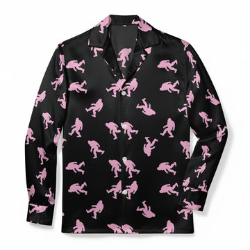 Pink Tumble Trouble - Premium Flannel Pajama Top