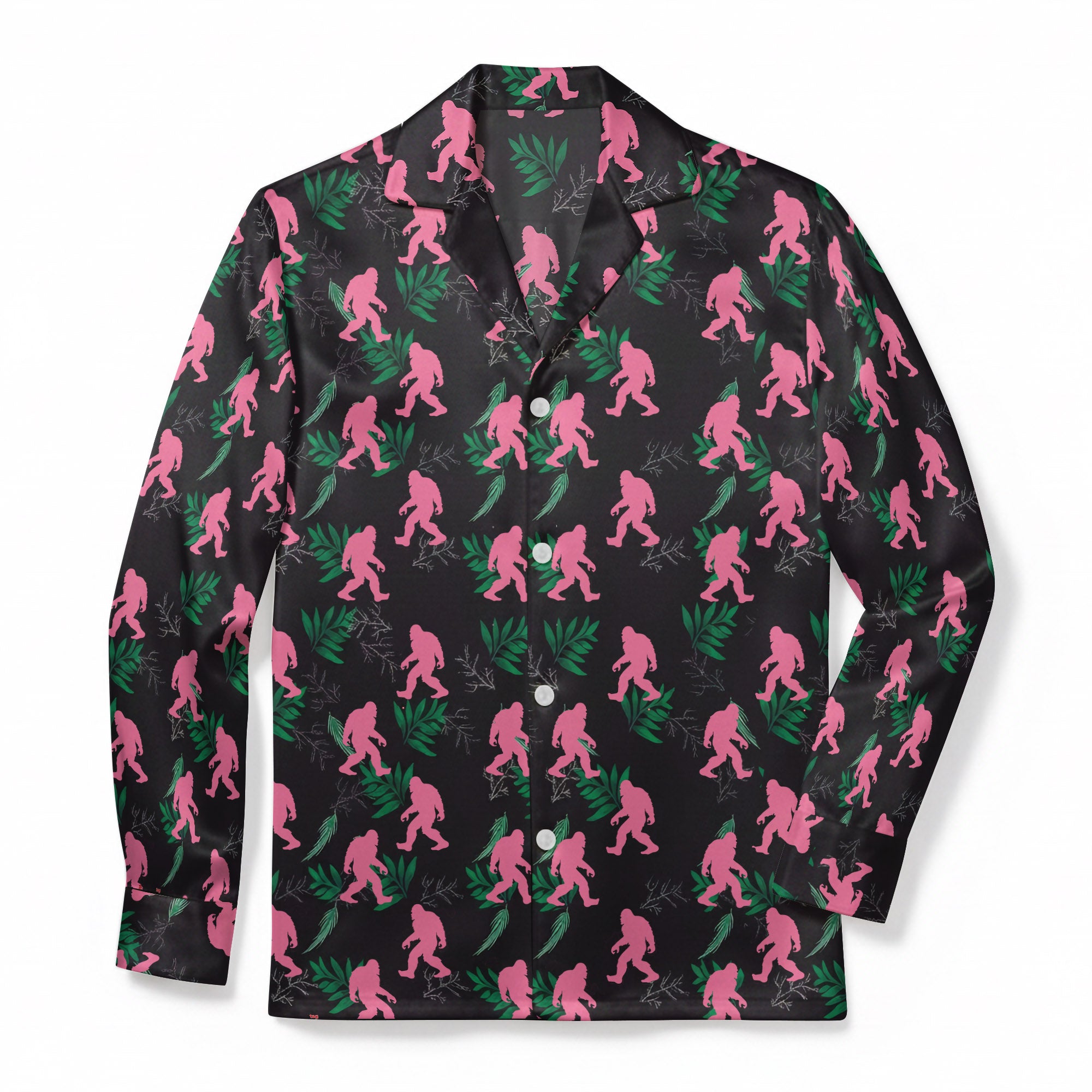 Pink Jungle Stroll - Classic Fabric Pajama Top