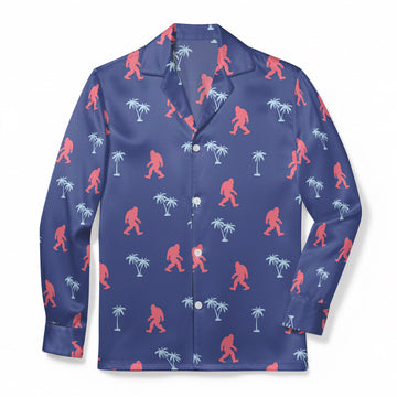 Sunset Sasquatch Escape - Classic Fabric Pajama Top