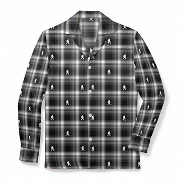 Blackout Bigfoot Plaid - Premium Flannel Pajama Top
