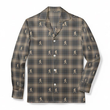 Mocha Plaid Wanderer - Classic Fabric Pajama Top