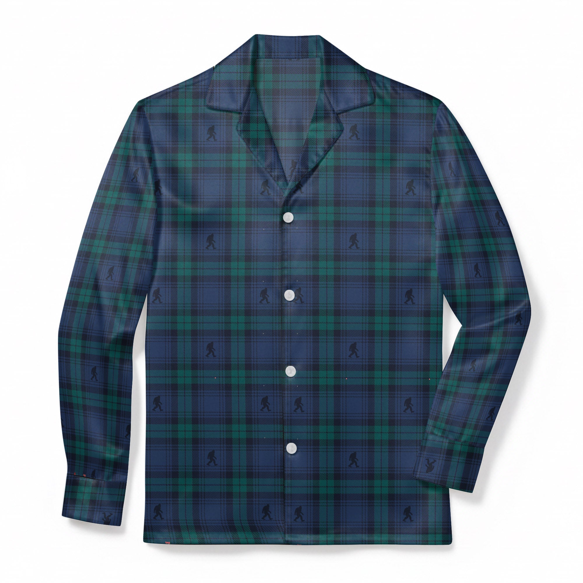 Deepwood Plaid Drifter - Premium Flannel Pajama Top