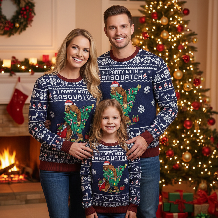 Sasquatch Xmas Party - Kid Size