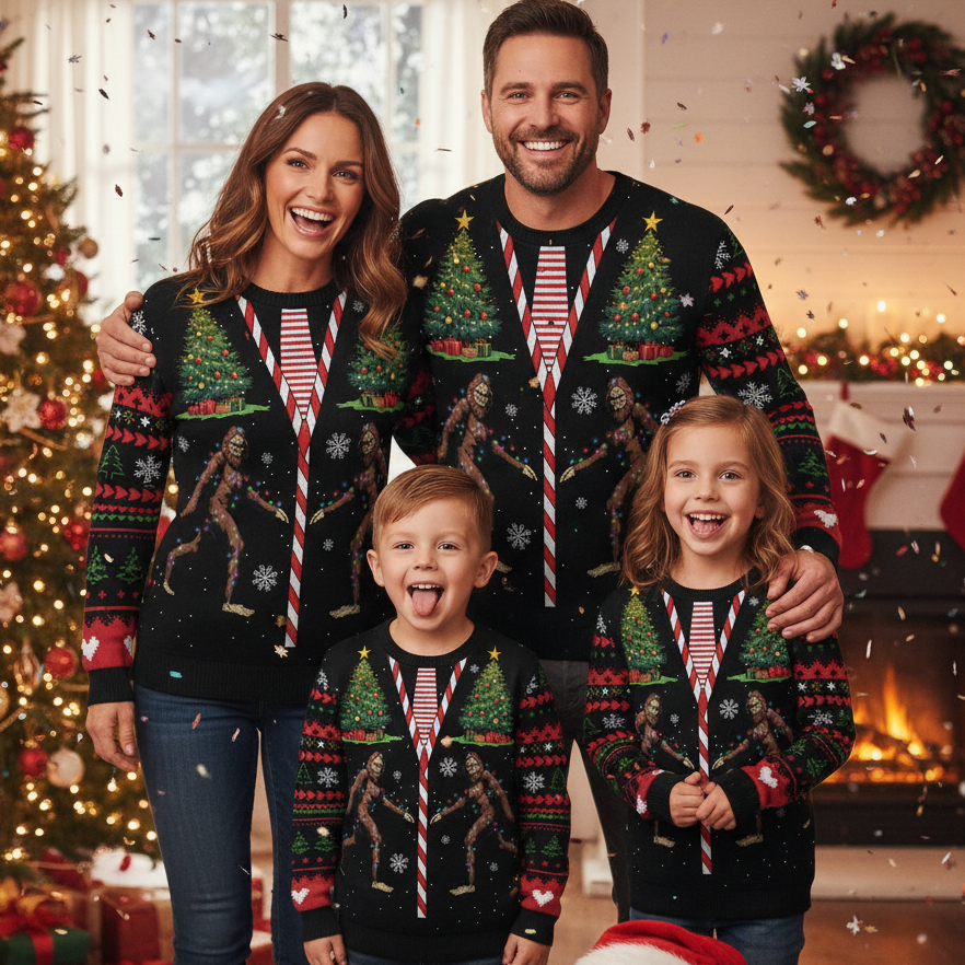 Creepy Christmas Squatch