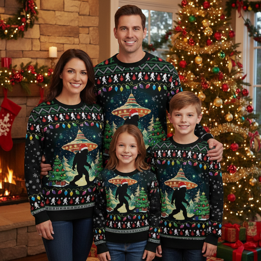 Cosmic Christmas Squatch