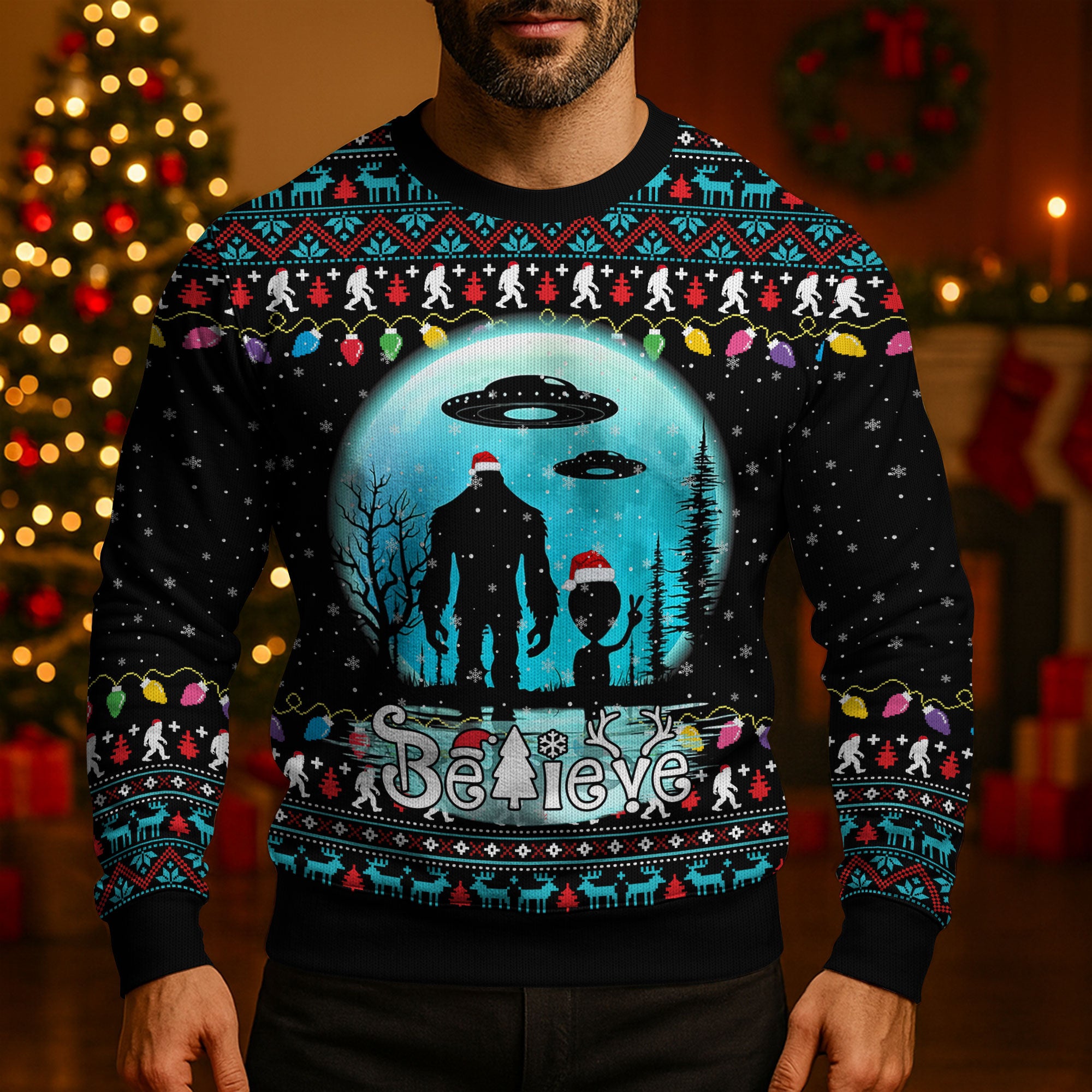 Squatch Alien Christmas