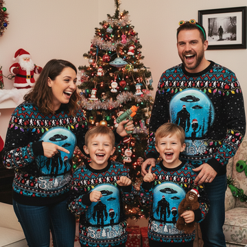 Squatch Alien Christmas - Kid Size