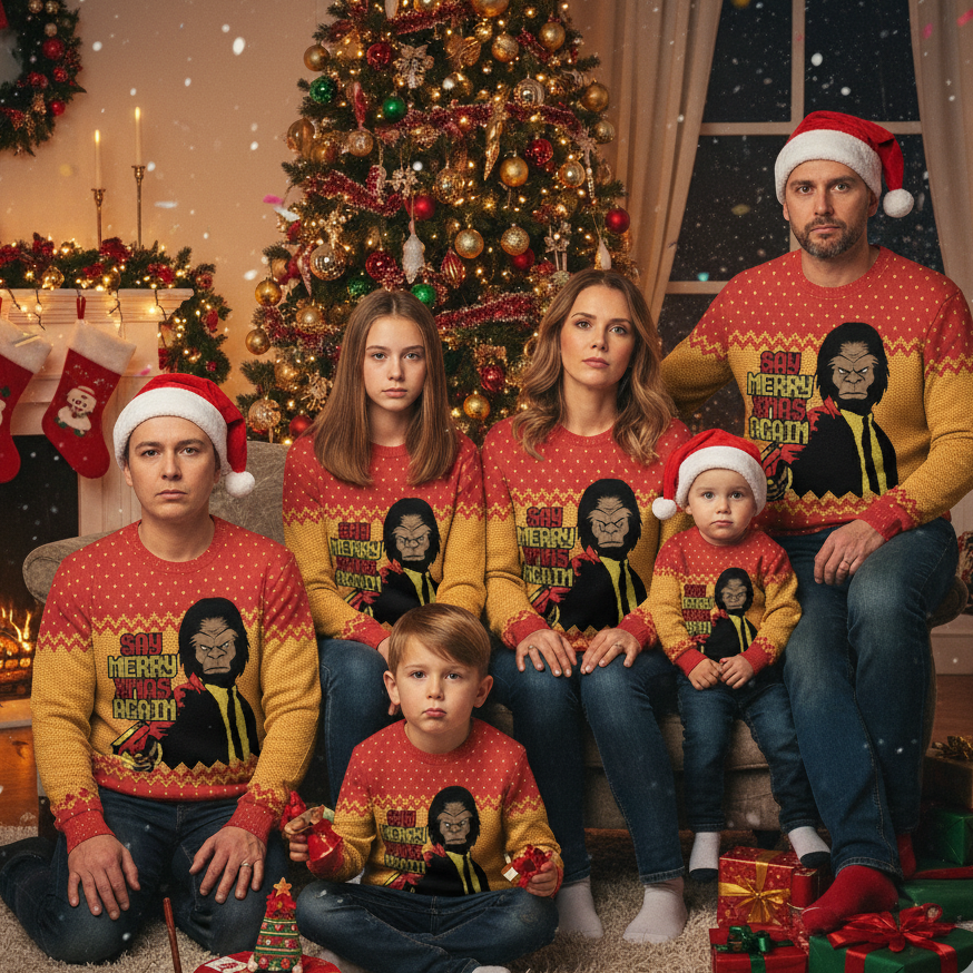 Merry Mobster Squatch - Kid Size