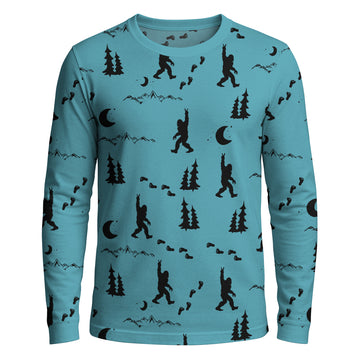 Teal Cryptid Rager - Long Sleeve T-shirt